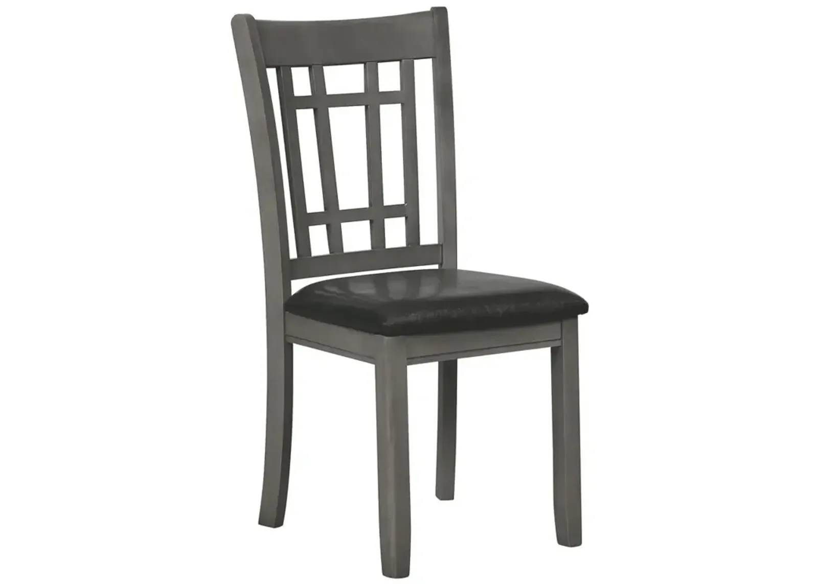 Coaster Co. of America Lavon Padded Dining Side Chairs Medium Grey and Black (Set of 2)