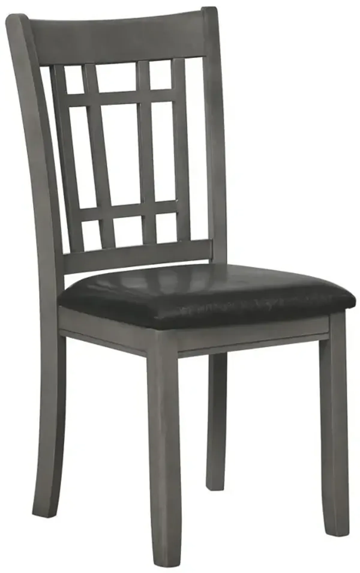 Coaster Co. of America Lavon Padded Dining Side Chairs Medium Grey and Black (Set of 2)