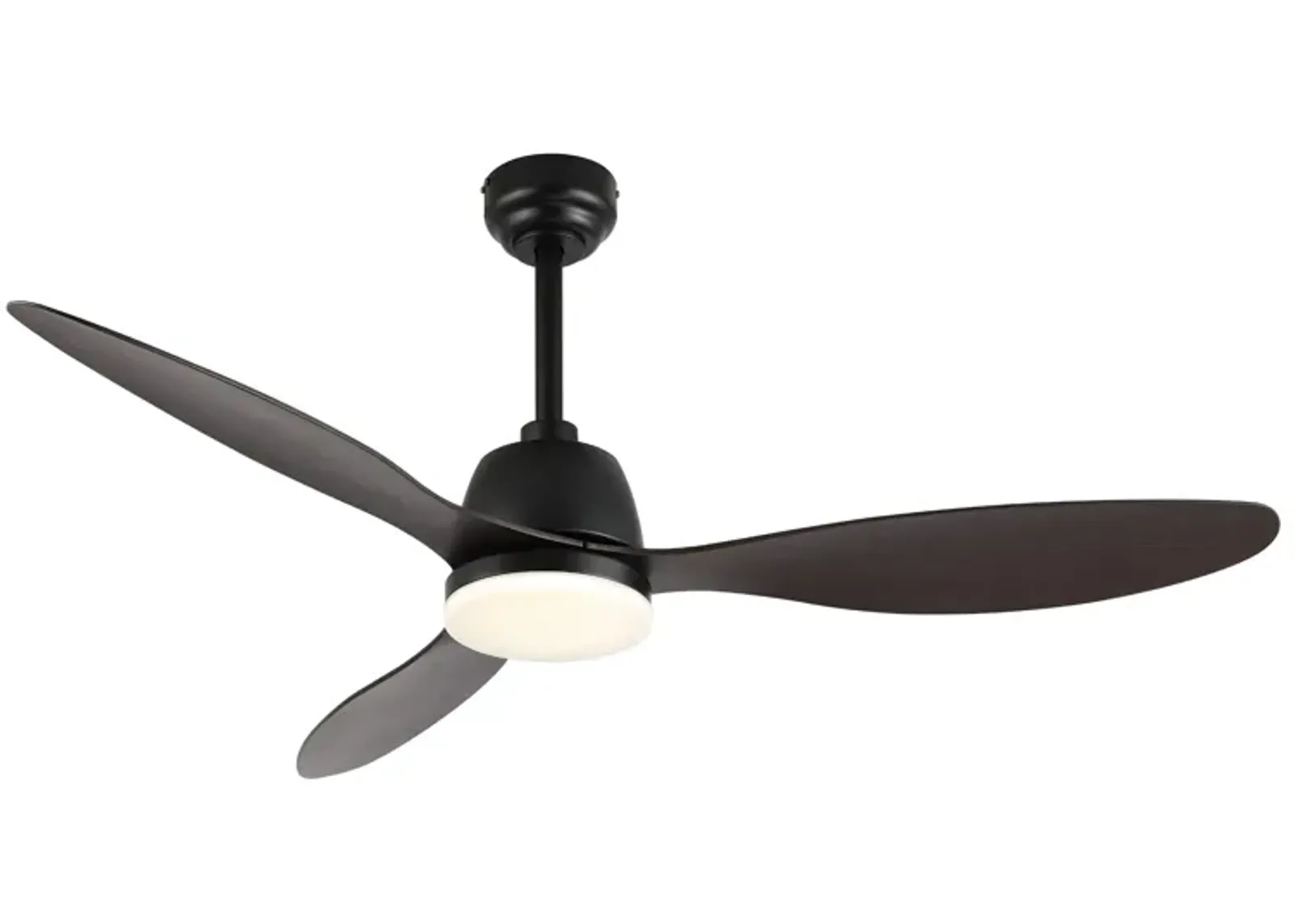 Audie Classic Industrial Iron/Plastic Integrated LED Ceiling Fan