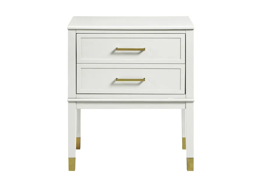 Brody Side Table in White