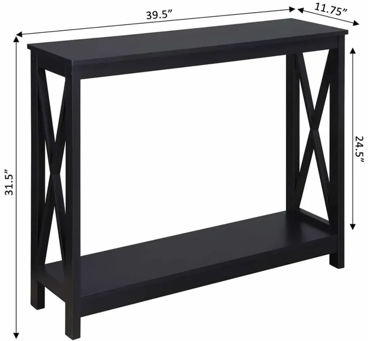 Convience Concept, Inc. Oxford Console Table with Shelf