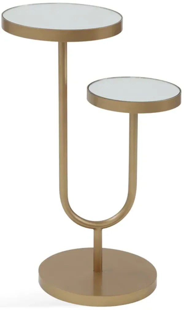 High-Low Gold Accent Table