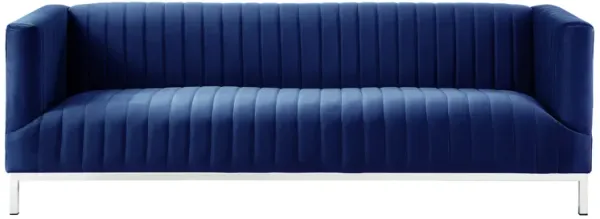 Inspired Home Jay Velvet Sofa