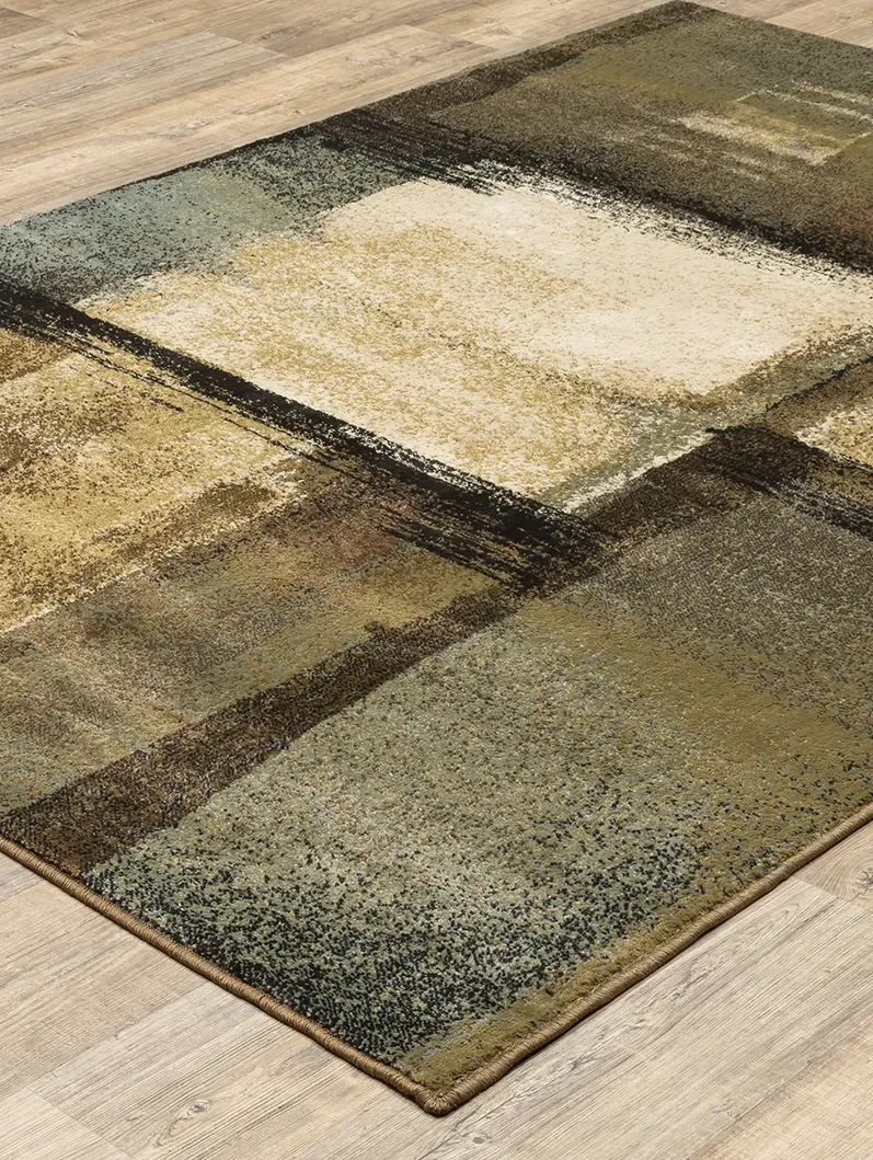 Laurel 6'7" x 9'2" Brown Rug