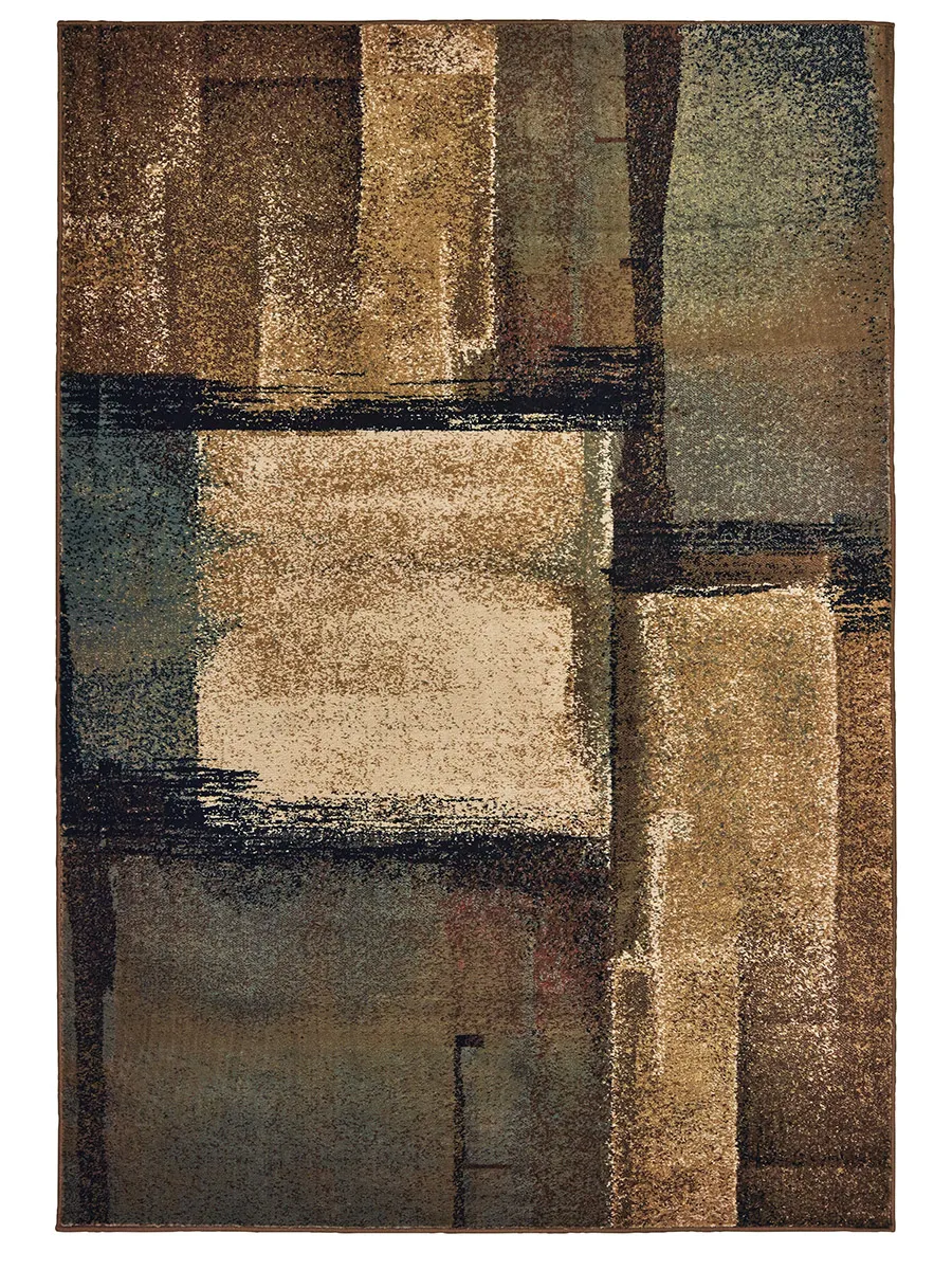 Laurel 6'7" x 9'2" Brown Rug