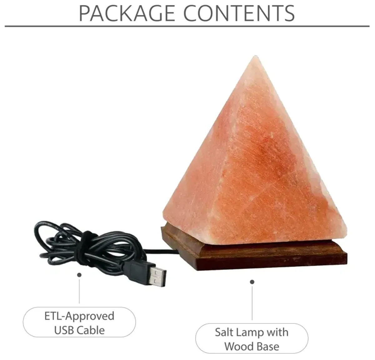 Loft Lyfe Layah Piramide Salt Lamp 8 Color Modes