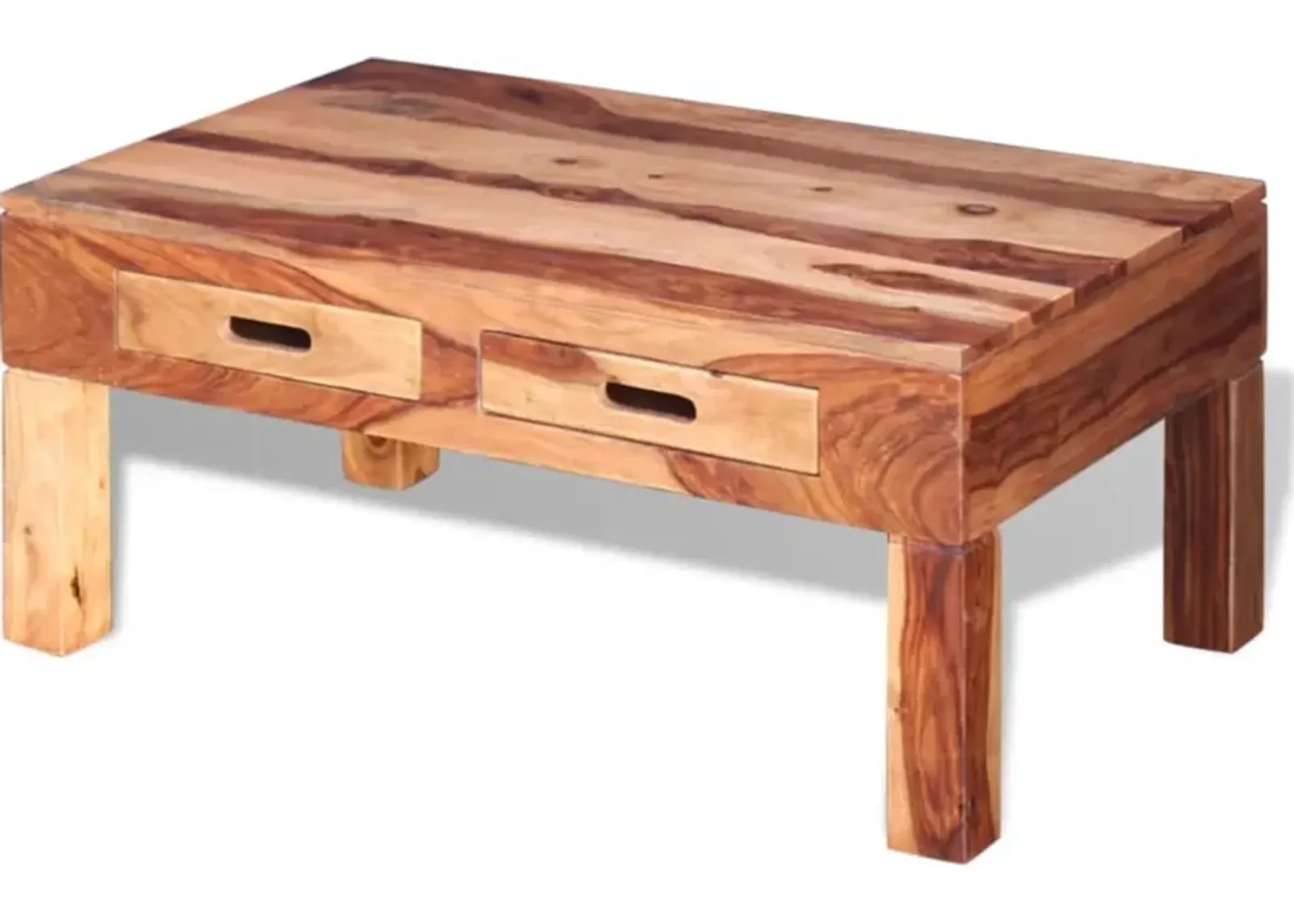 vidaXL Coffee Table Solid Sheesham Wood