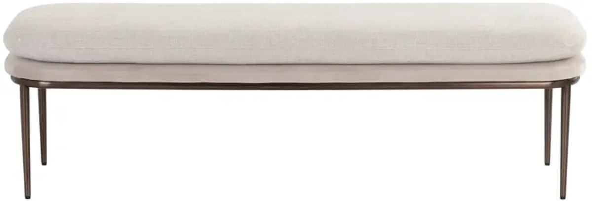 Koffi Dark Bronze Bench