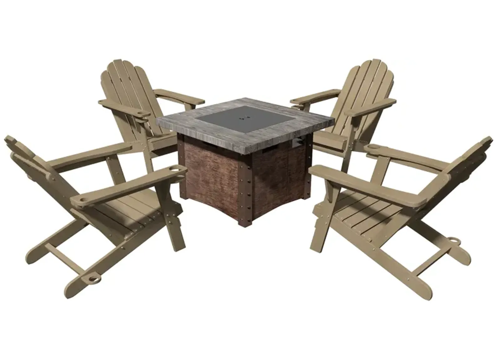 5-Piece Patio Conversation Set