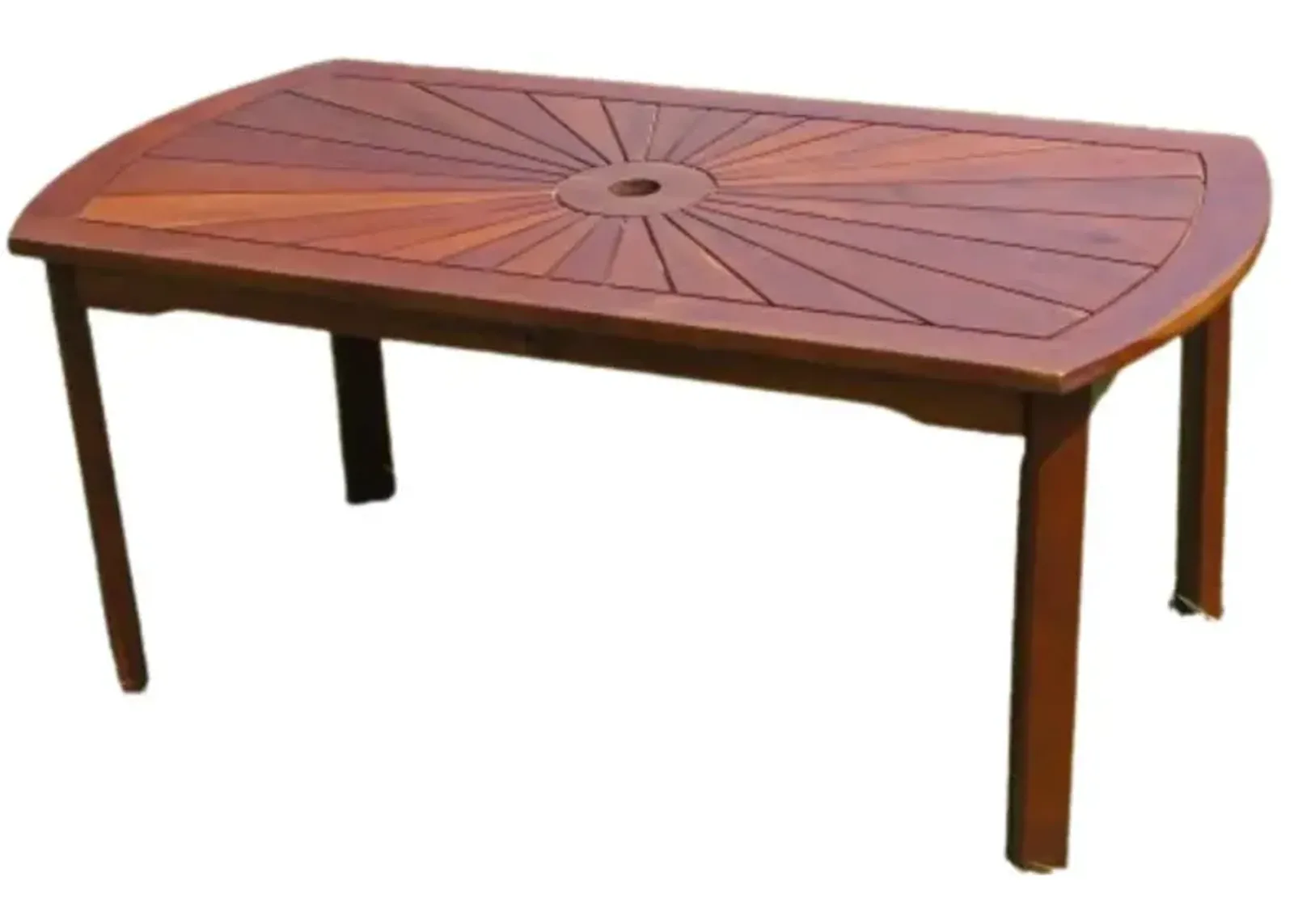 Highland Acacia Sunburst Coffee Table