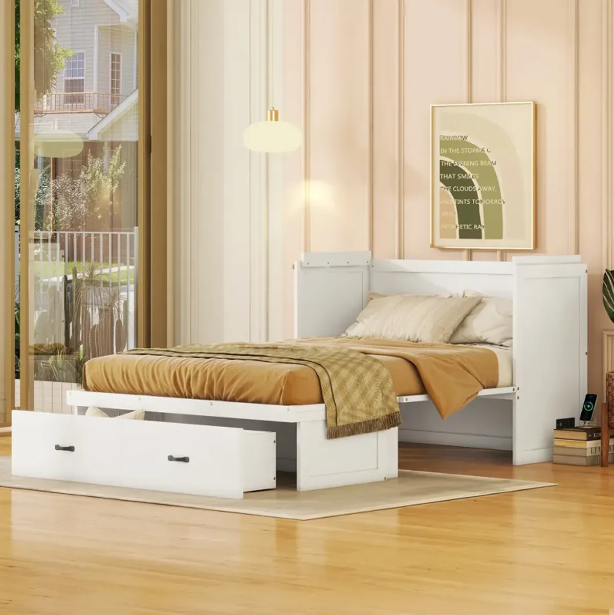 Merax Dual Purpose Bed with USB Port