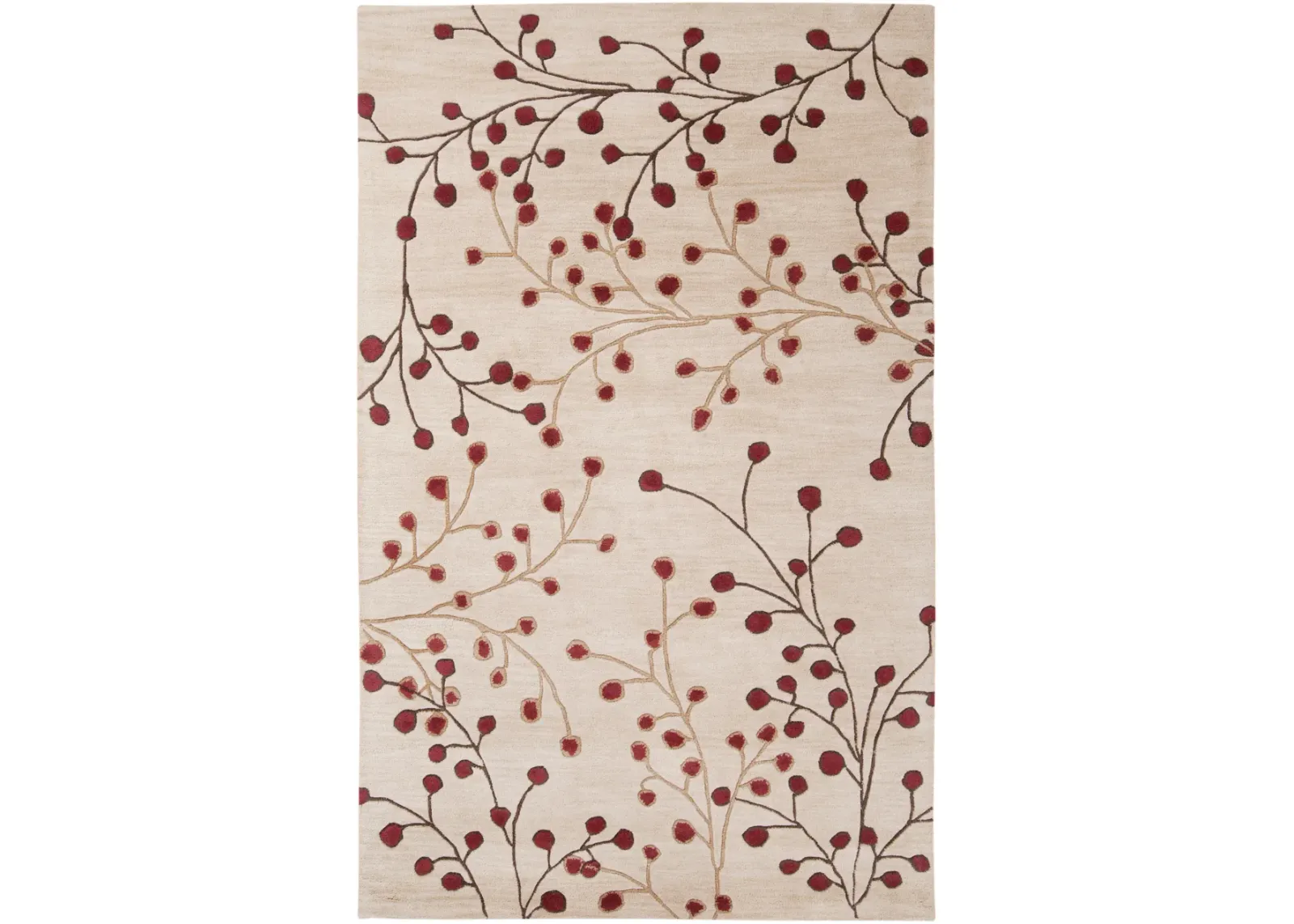 Athena ATH-5053 5' x 8' Red Rug