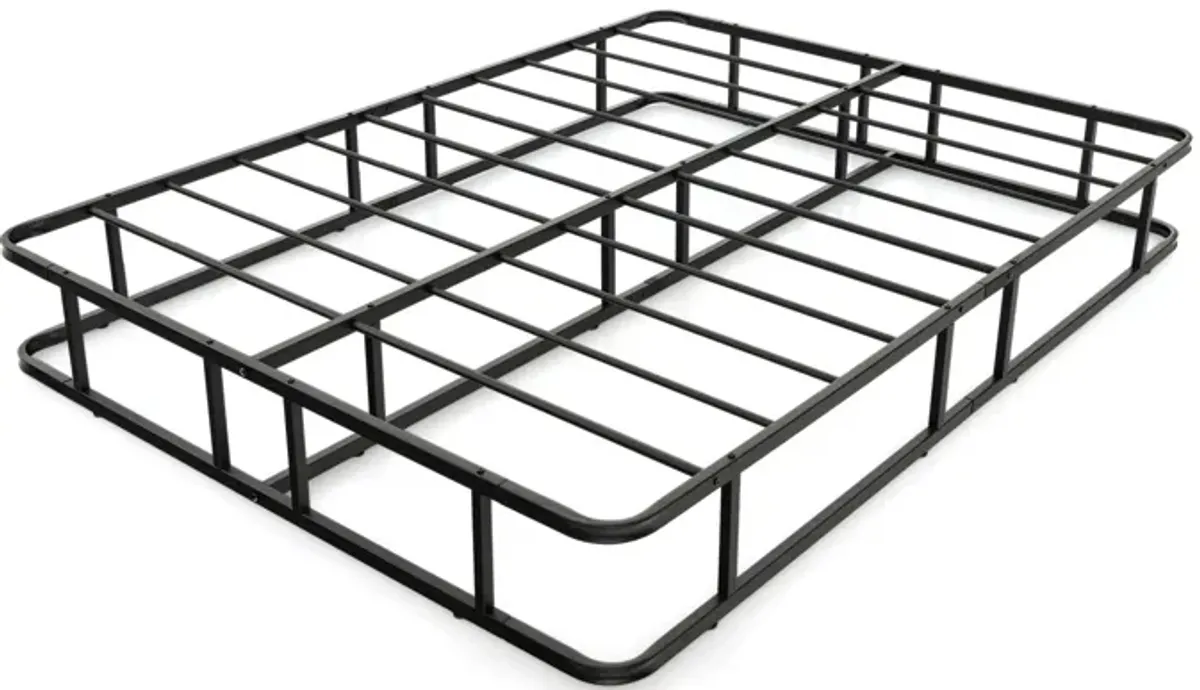 Queen Size Bed Frame with Metal Slat Support