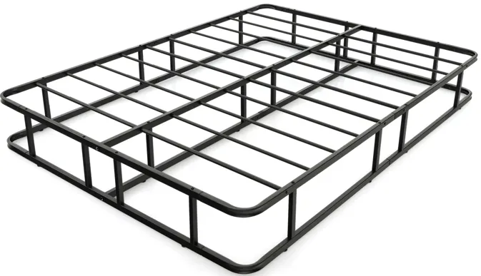 Queen Size Bed Frame with Metal Slat Support