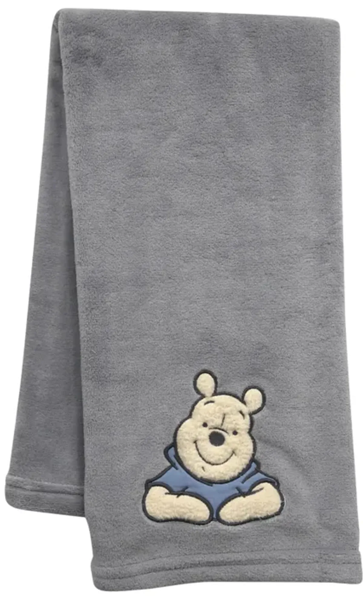 Disney Baby Forever Pooh Gray Bear Baby Blanket by Lambs & Ivy