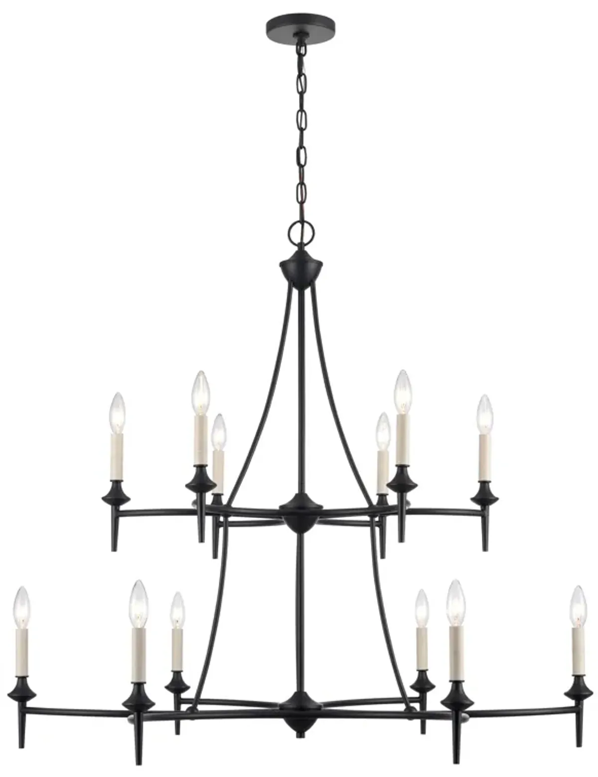 Solomon 41'' Wide 12-Light Chandelier