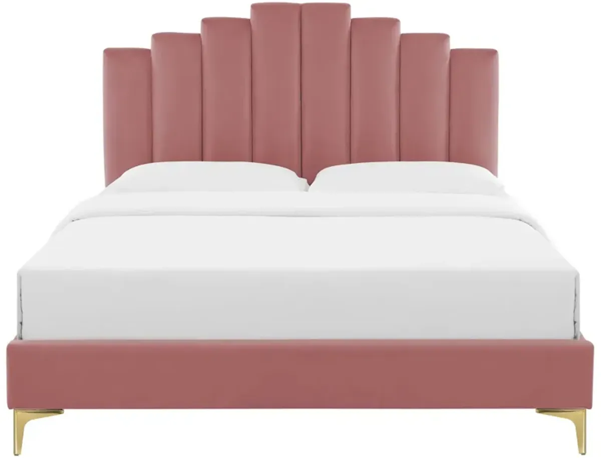 Modway - Elise King Performance Velvet Platform Bed