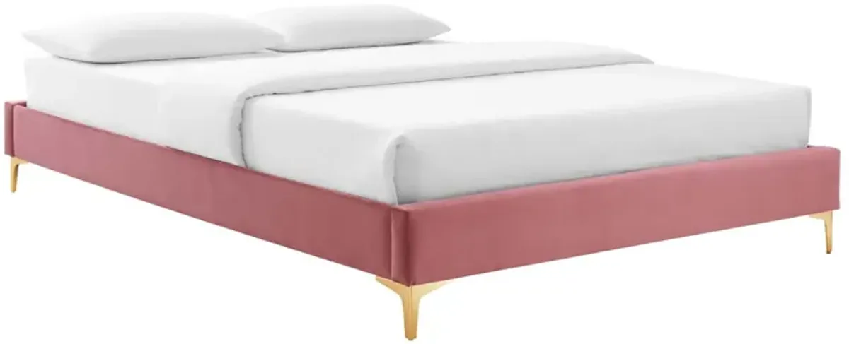 Modway - Elise King Performance Velvet Platform Bed