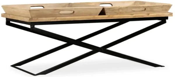 vidaXL Coffee Table Solid Mango Wood 43.3"x21.7"x16.5"