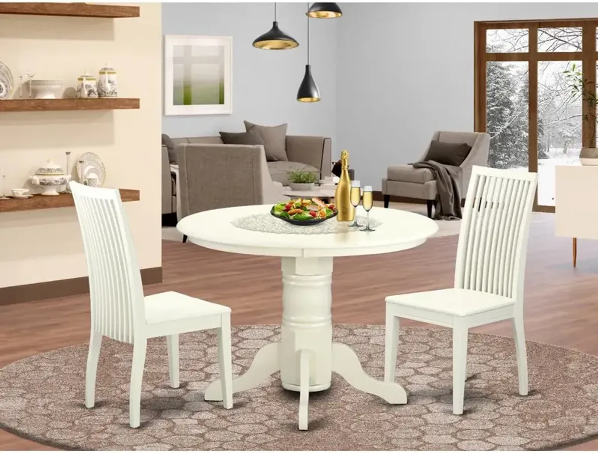 Dining Room Set Linen White