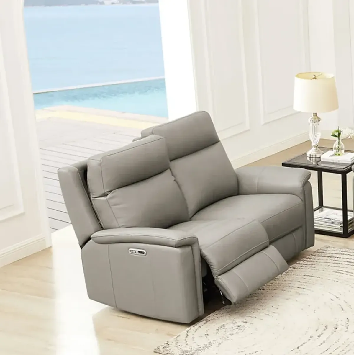 Stanfield Power Headrest Zero Gravity Reclining Loveseat