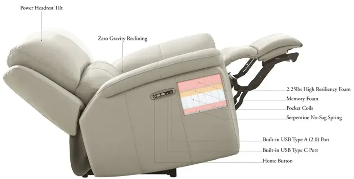 Stanfield Power Headrest Zero Gravity Reclining Loveseat