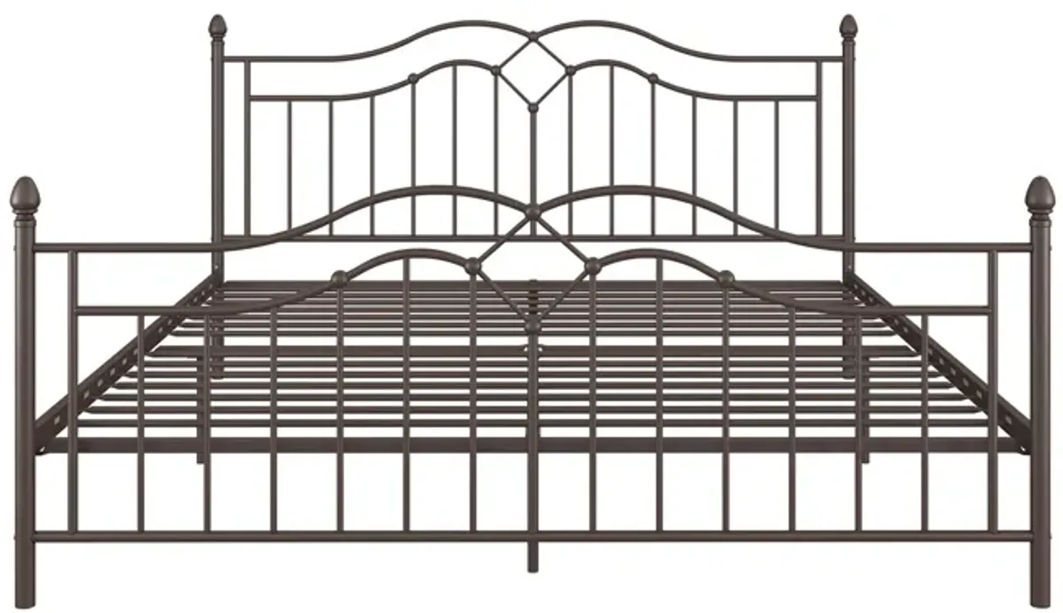 Atwater Living Selene Bed, Bronze Metal