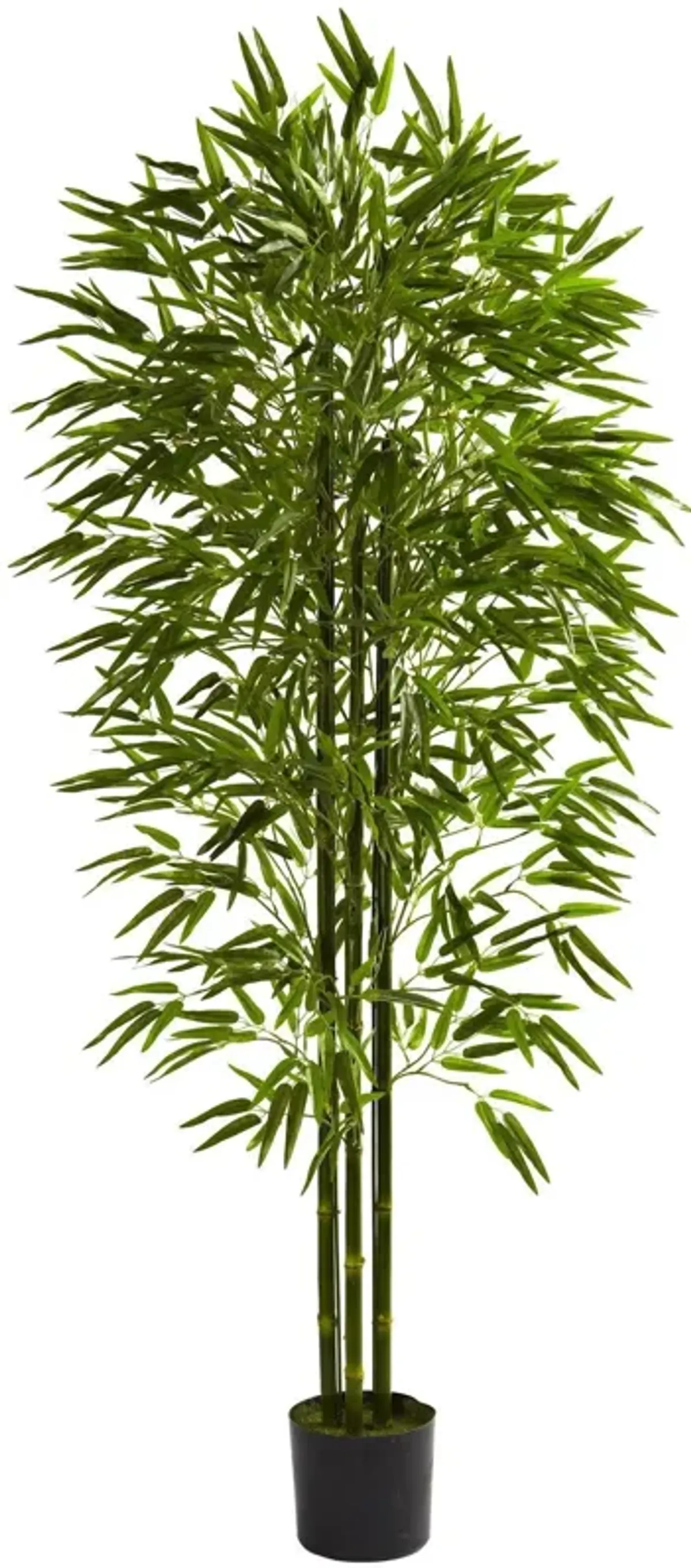 Nearly Natural 6-ft Bamboo Tree UV Resistant x 3 w/1280 Lvs (Indoor/Outdoor)