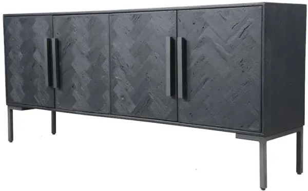 Moe's Home Collection Fishbone Sideboard Black