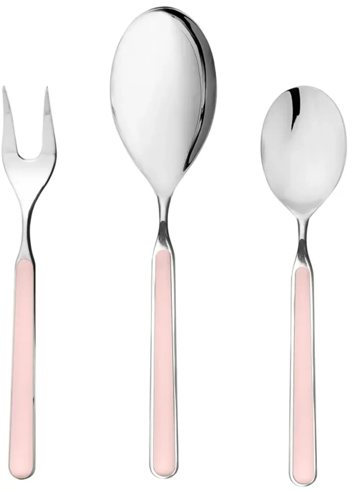 Fantasia 3-Piece Serving Set in Pale Rose