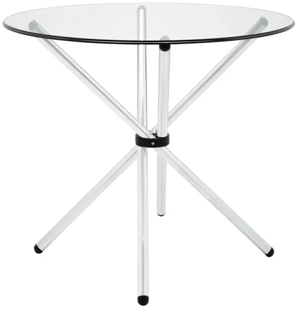 Modway - Baton Round Dining Table Clear