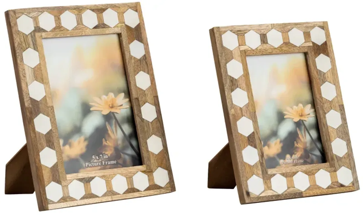 5"x7"  Hexagon Photo Frame