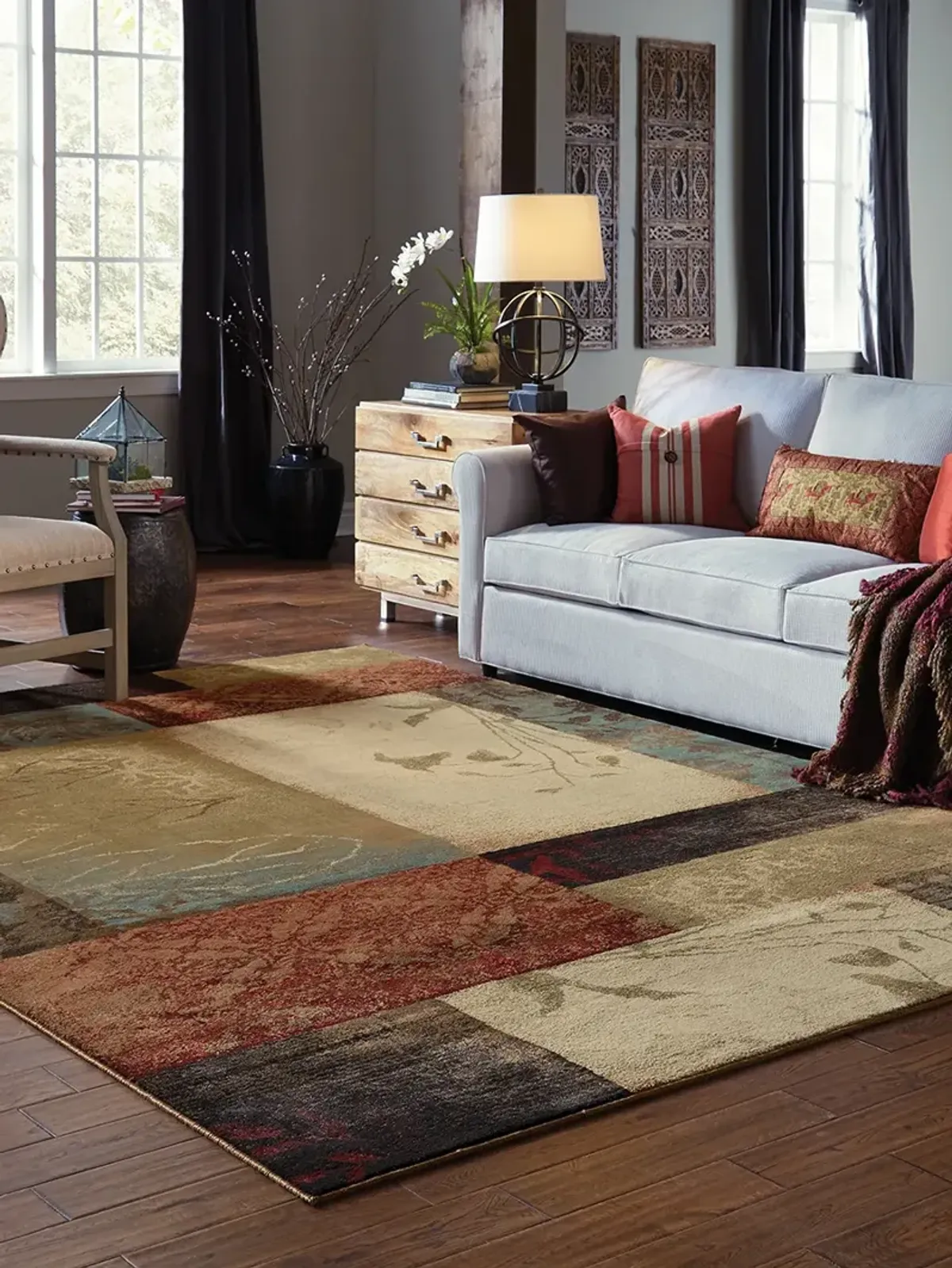 Hudson 5'3" x 7'6" Beige Rug