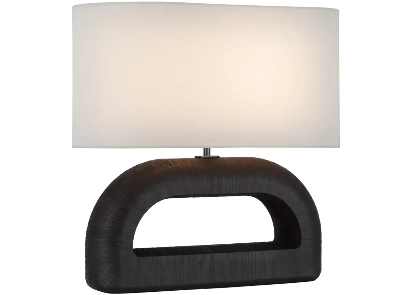 Utopia Combed Console Lamp in Black