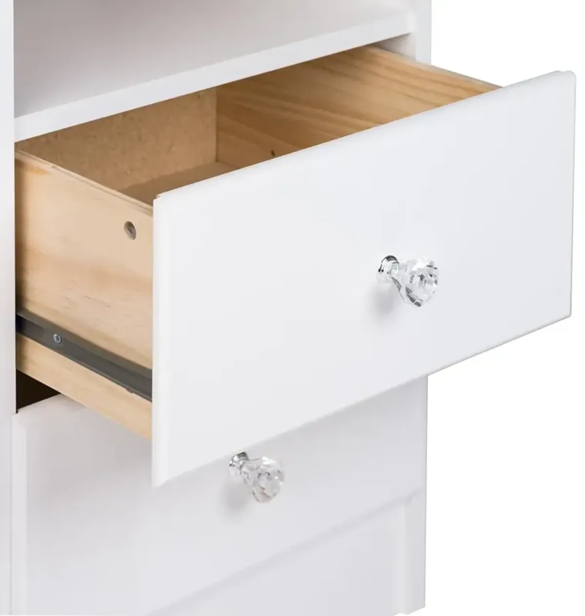 Prepac Astrid 4-Drawer Dresser, Crystal White