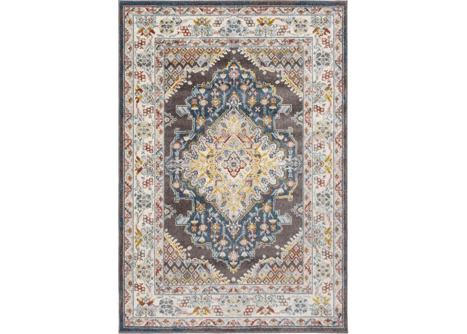 Ankara AKR-2300 6'7' x 9' Brown Rug