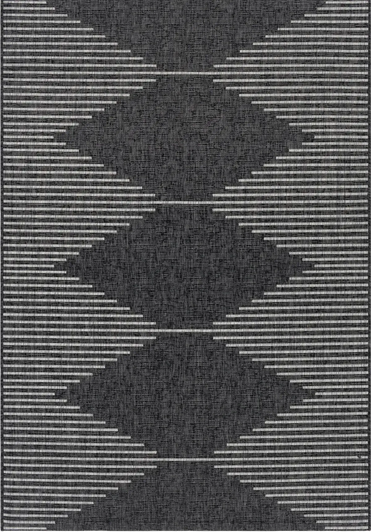 Eagean EAG-2348 6'7' Round Black Rug