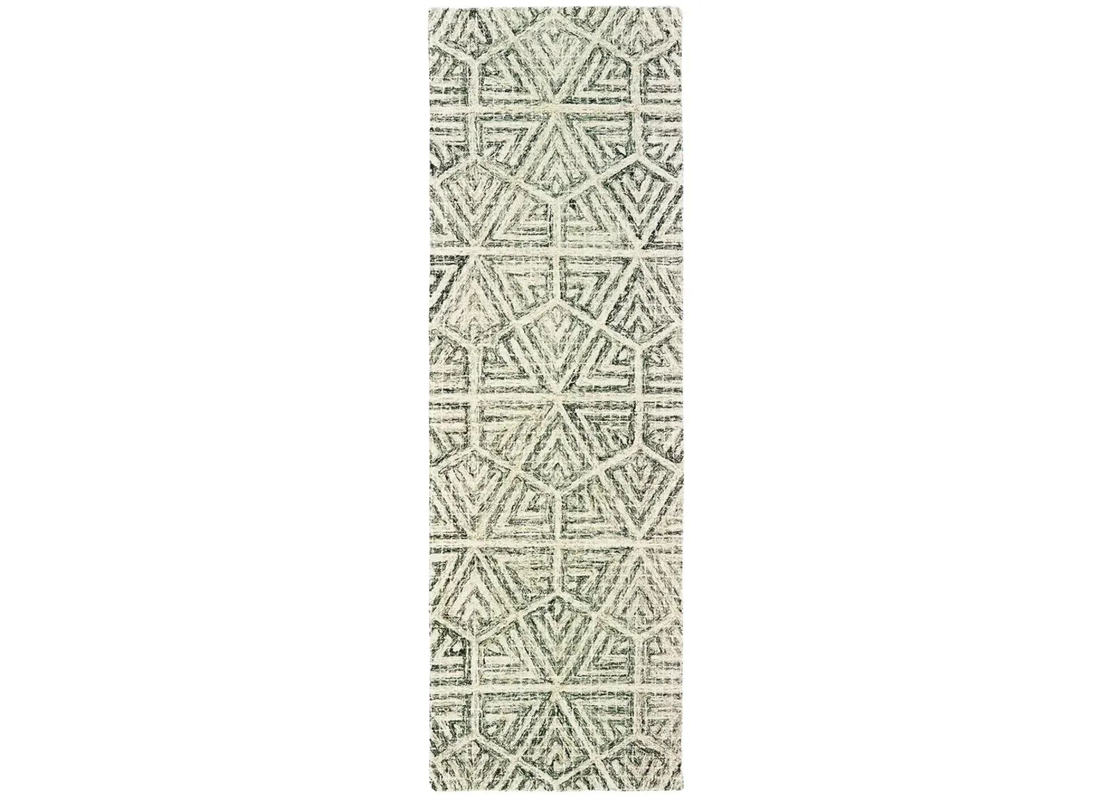 Tallavera 2'6" x 8' Grey Rug