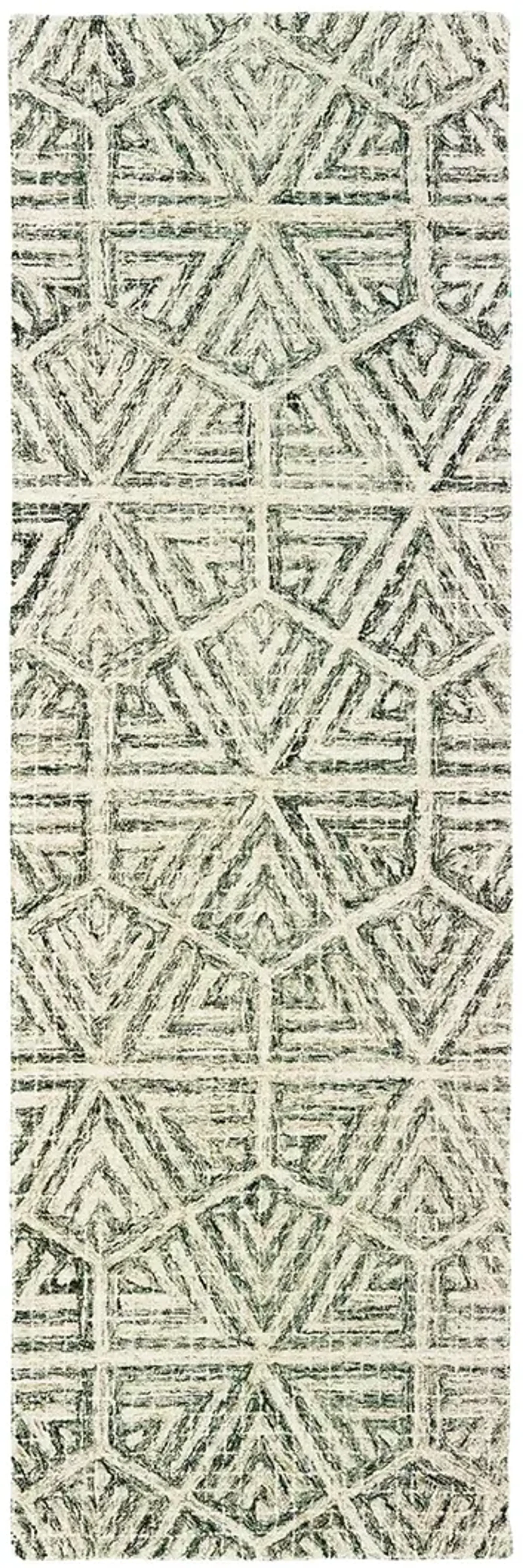 Tallavera 2'6" x 8' Grey Rug