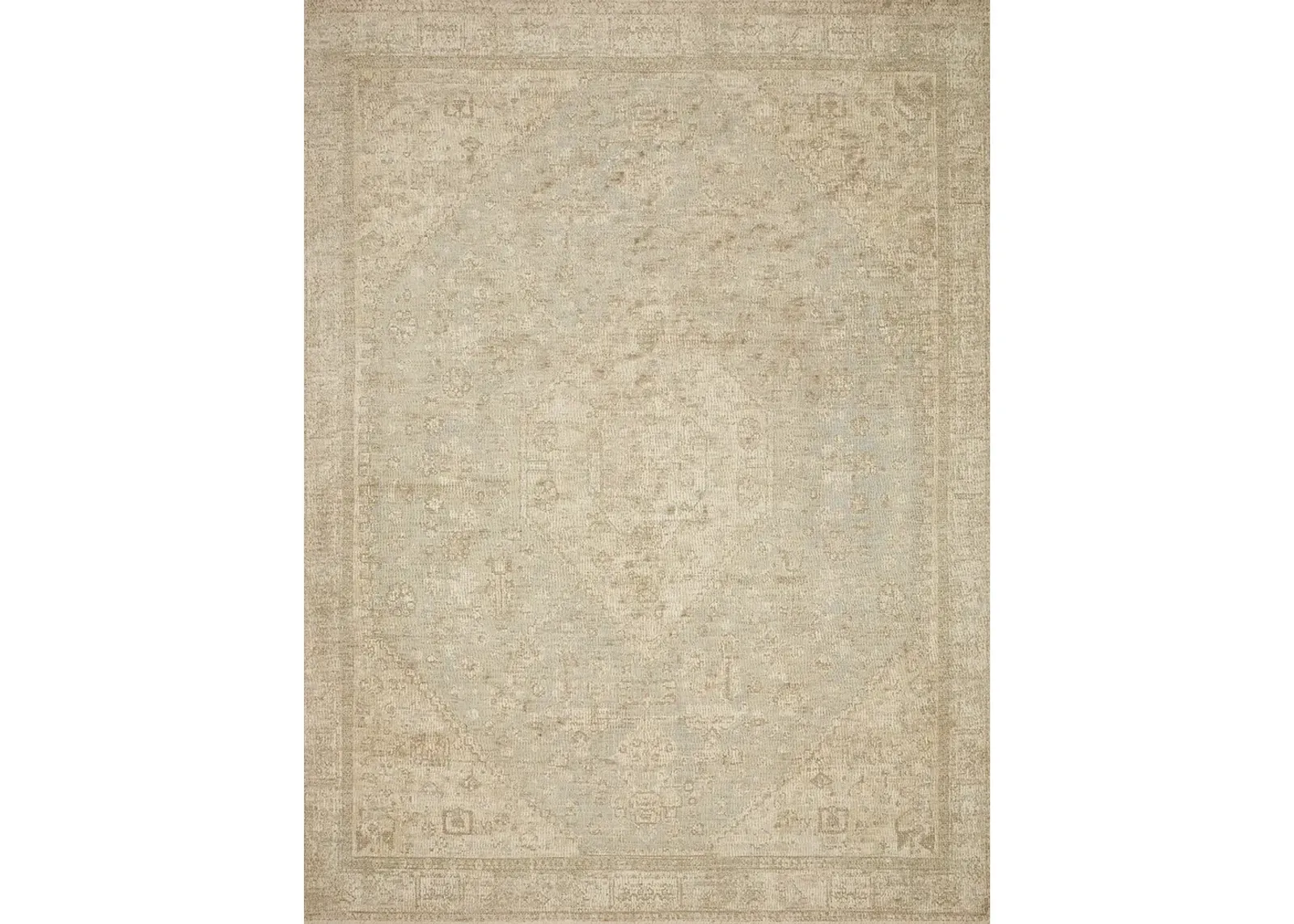 Priya PRY01 Ocean/Ivory 5' x 7'6" Rug