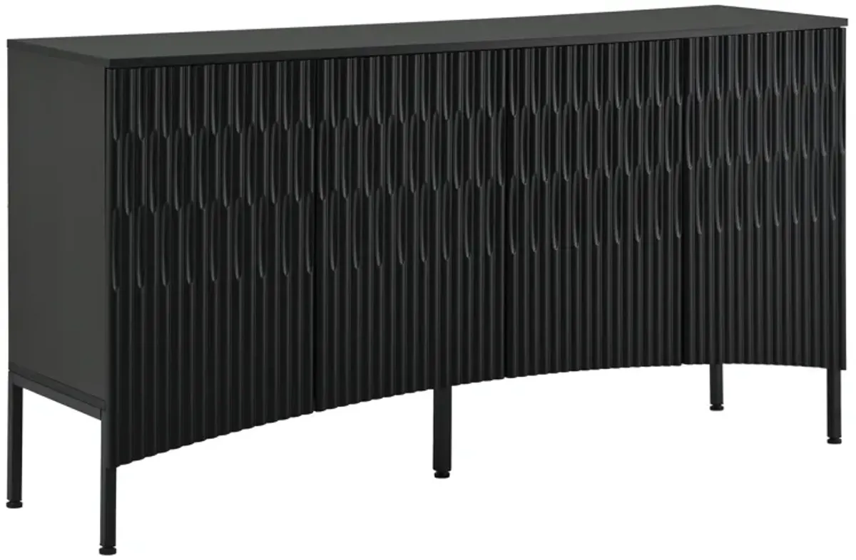 Merax Four-Door Sideboard Storage Cabinet