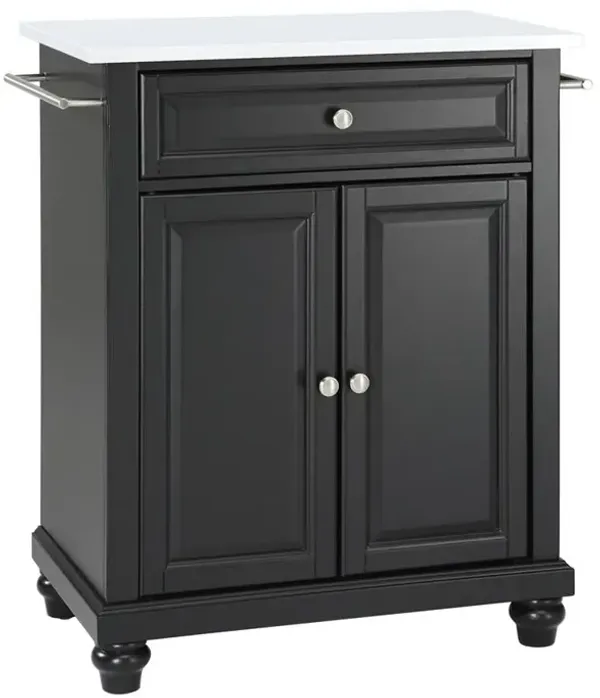 Cambridge Stone Top Portable Kitchen Island/Cart
