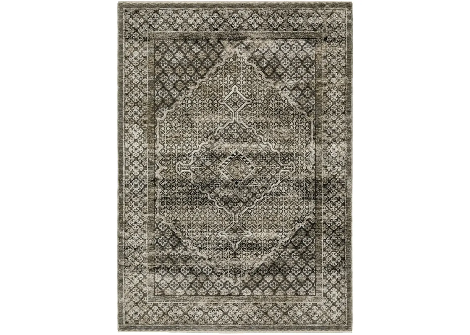 Chamberlain 2'3" x 7'6" Grey Rug