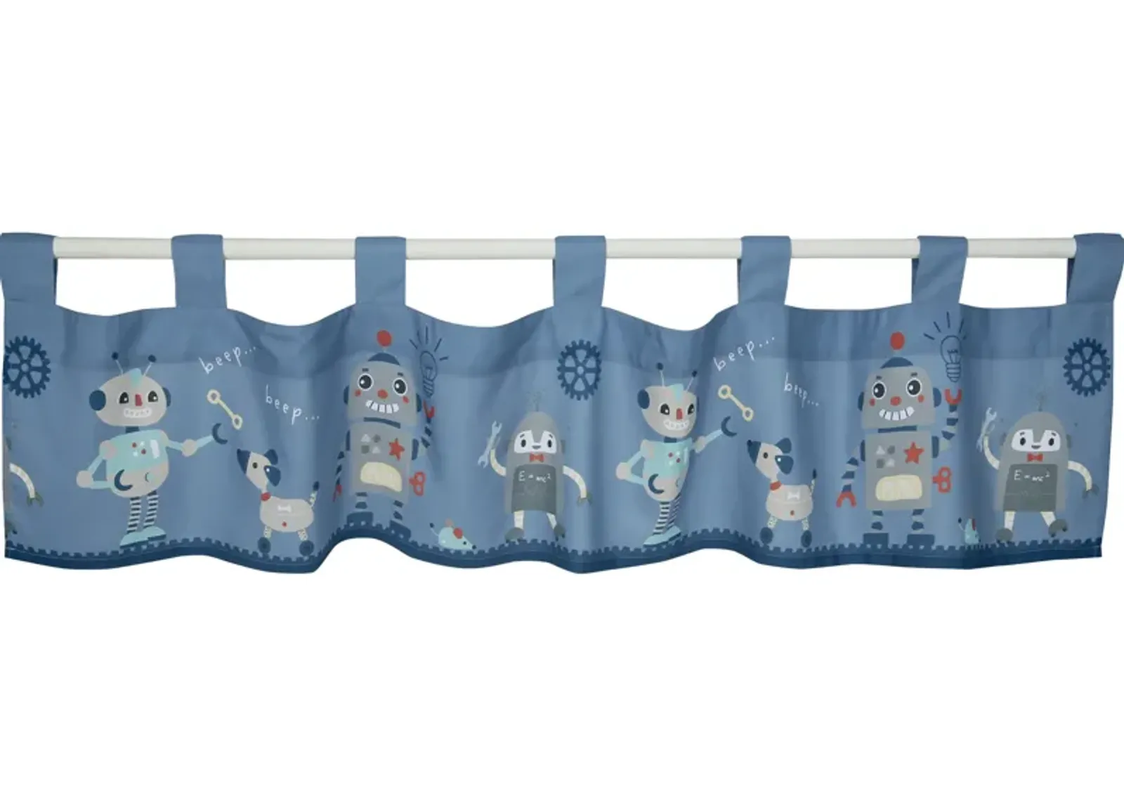 Bedtime Originals Robbie Robot Nursery/Child Window Valance