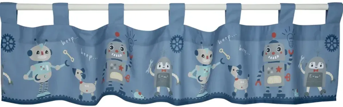 Bedtime Originals Robbie Robot Nursery/Child Window Valance