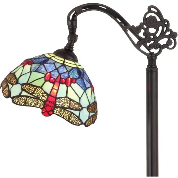 Dragonfly Arched LED Floor Lamp