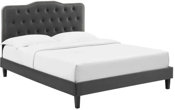 Modway - Amber Performance Velvet Twin Platform Bed