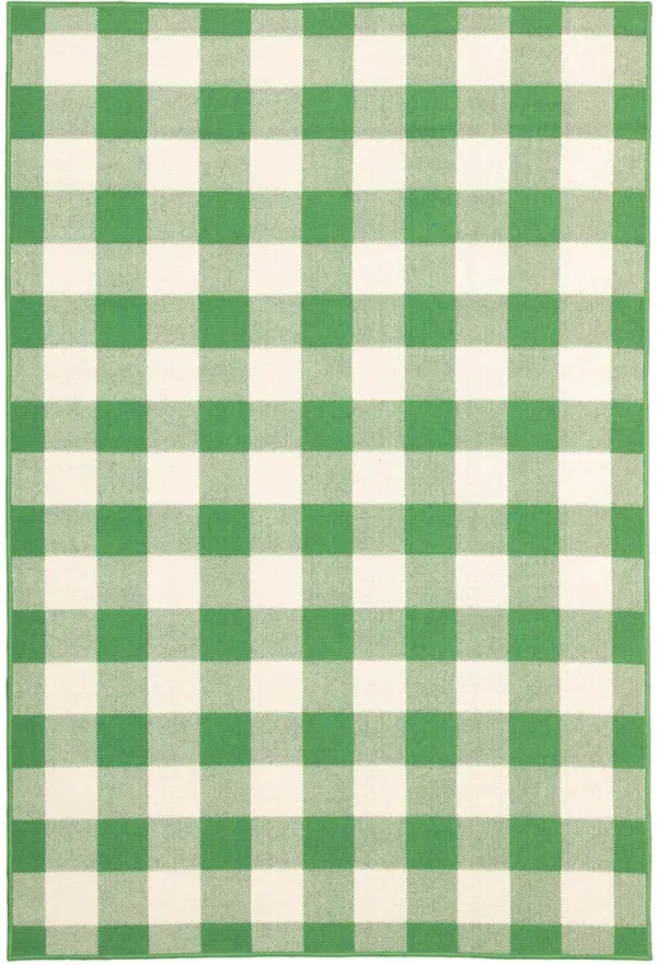 Meridian 3'7" x 5'6" Green Rug