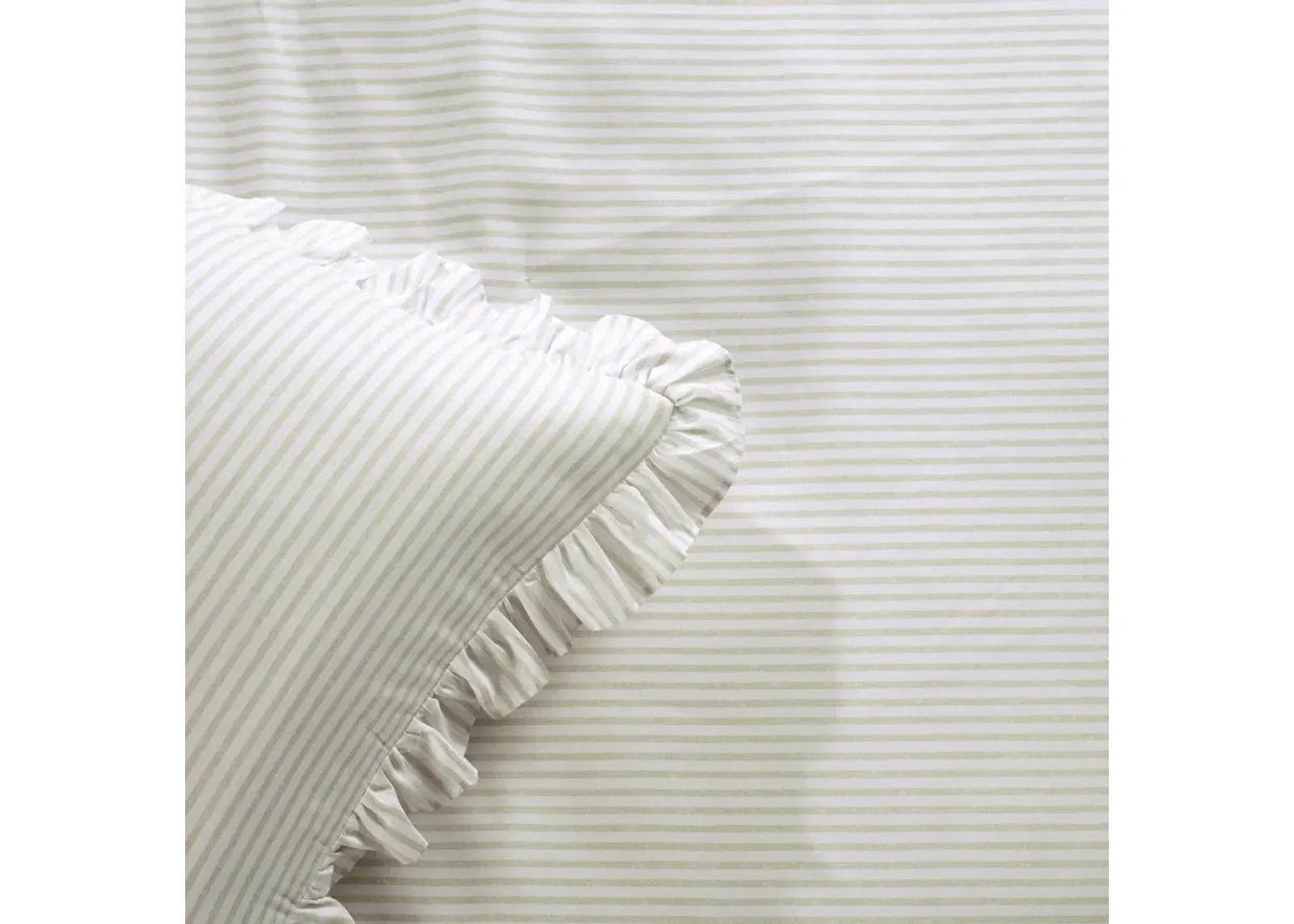 Ticking Stripe Bedspread 3Pc Set