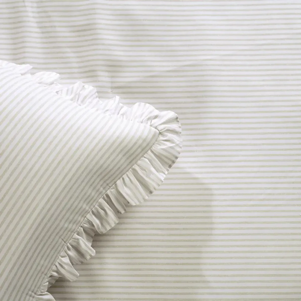 Ticking Stripe Bedspread 3Pc Set